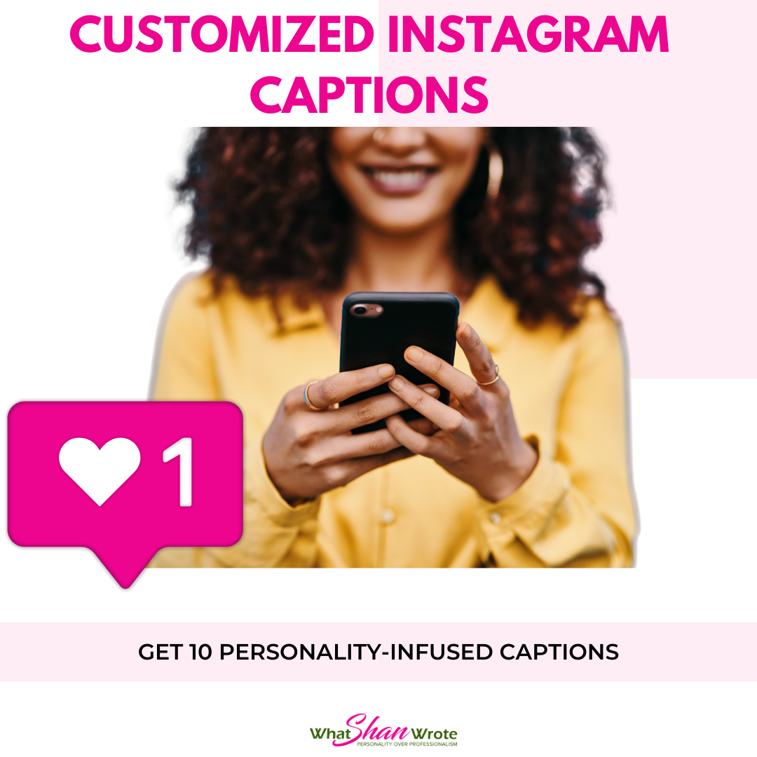 Customized Instagram Captions